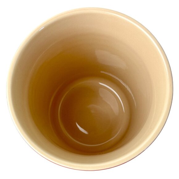 Le Creuset Large Canister 5 Qt Cerise Red Stoneware with Box No Lid EUC - Picture 6 of 12